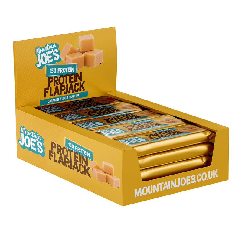 Mountain Joe's Caramel Fudge Flavour Protein Flapjack 60g - Case of 16