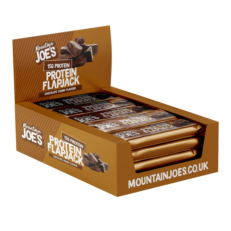 Mountain Joe's Chocolate Chunk Flavour Protein Flapjack 60g - Case of 16