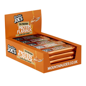 Mountain Joe's Golden Syrup Flavour Protein Flapjack 60g - Case of 16