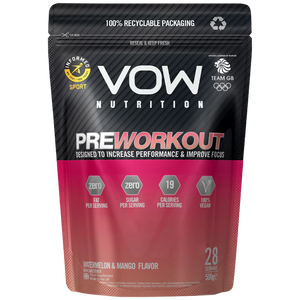 VOW Nutrition Pre-Workout Watermelon & Mango 500g [Best Before: 30/06/2025]
