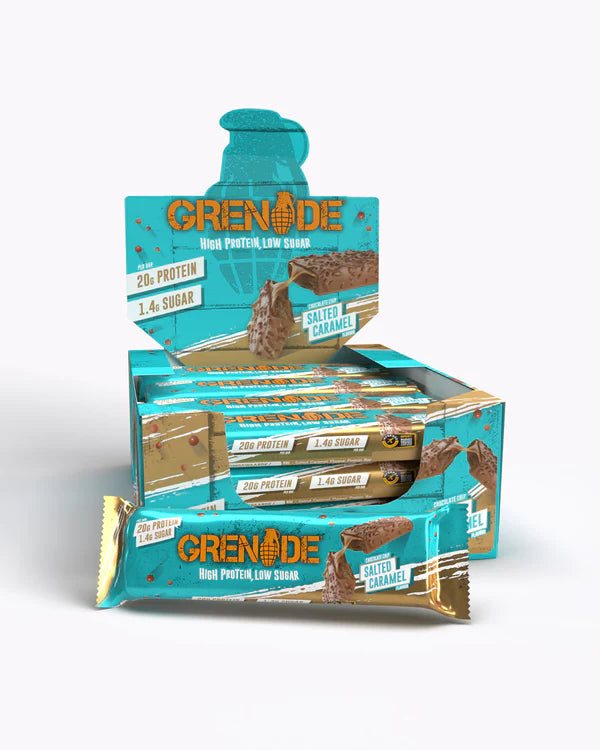 Grenade Chocolate Chip Salted Caramel High Protein Bar 60g - Case of 12