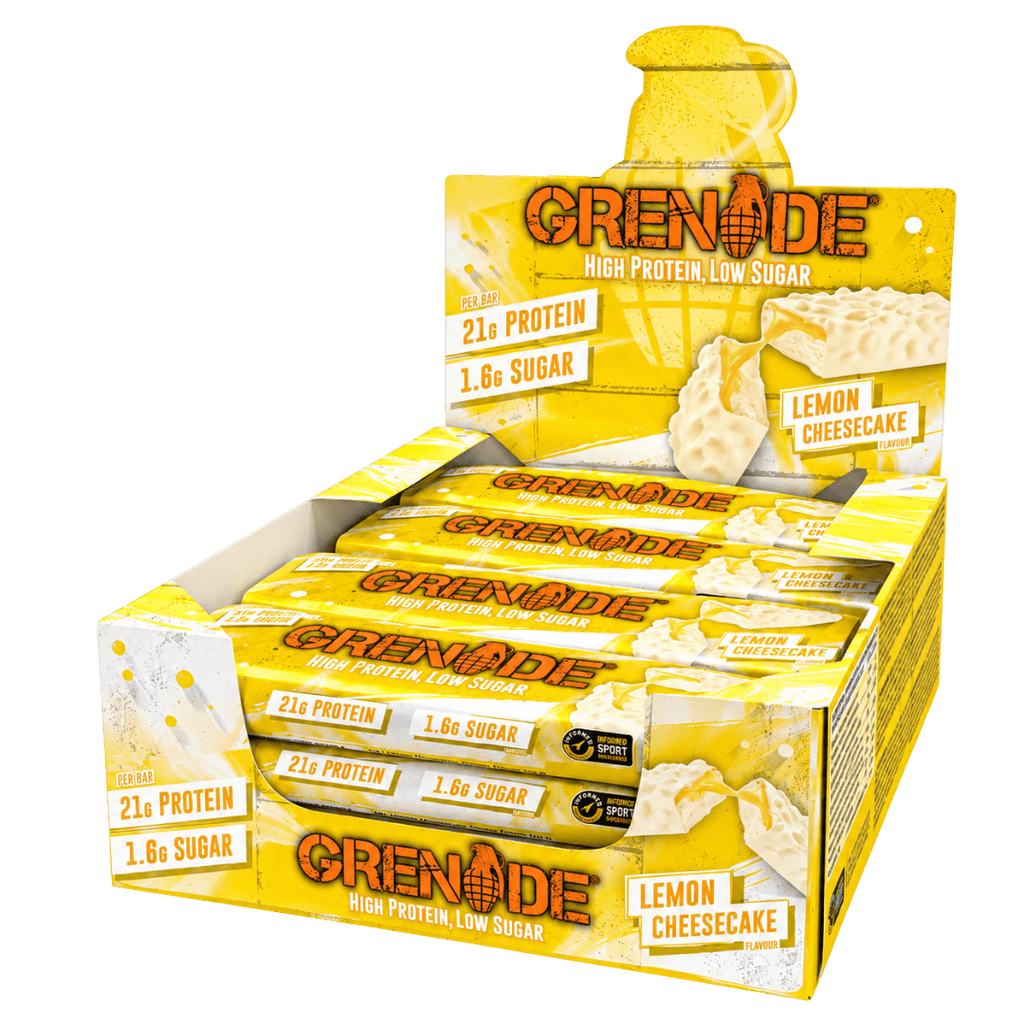 Lemon Cheesecake Flavour Protein Bar Case 12