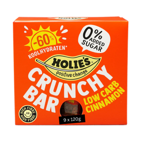 Holies Crunchy Bar Low Carb Cinnamon 9 x 120g multipacks