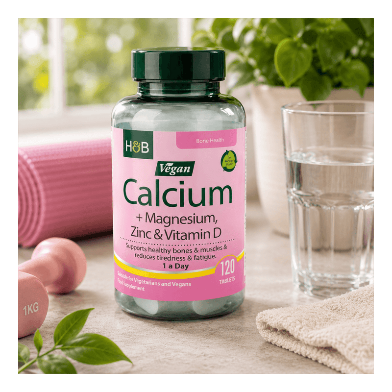 Holland & Barrett Calcium Magnesium Vitamin D & Zinc 120 Tablets