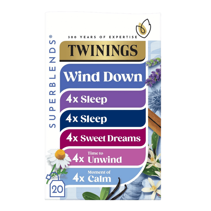 Holland & Barrett Twinings Superblends Wind Down Tea Collection 20 Tea Bags