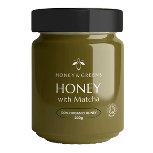 Honey & Greens Organic Honey with Matcha 200g
