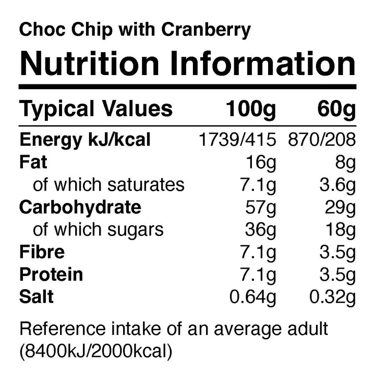 NutriFX Workfit Chocolate Chip with Cranberry Spark Bites (5 x 50g multipack)