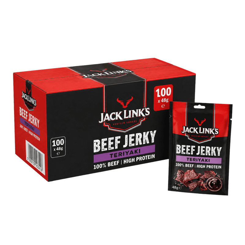 Jack Links Teriyaki Beef Jerky 100g - Case of 48
