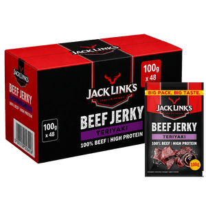Jack Links Teriyaki Beef Jerky 100g - Case of 48 [Best Before: 19/08/2026]