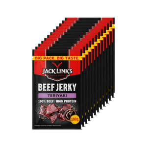 Jack Links Teriyaki Jerky 100g ClipStrip x 12 Packs