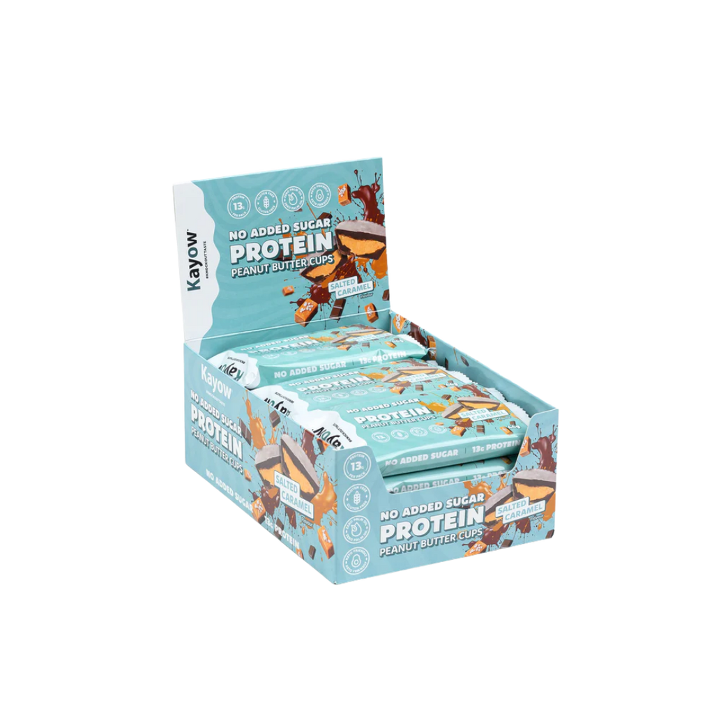 No Added Sugar Protein Peanut Butter Cups – Salted Caramel Case 12