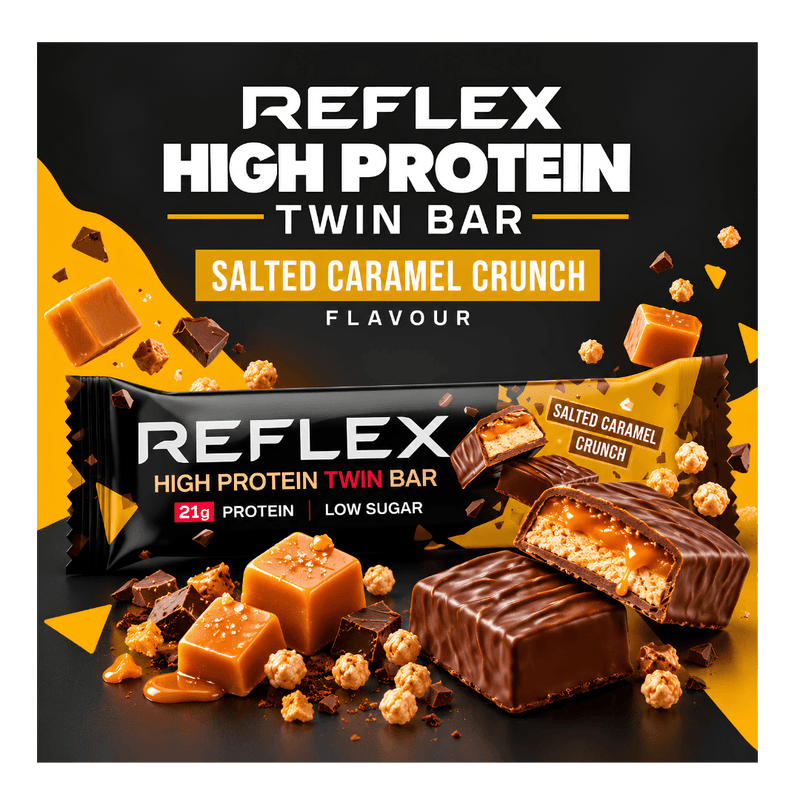 Reflex Protein Twin Bar – Salted Caramel - 12 Pack