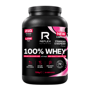 Reflex 100% Whey - Strawberry & Raspberry 720g