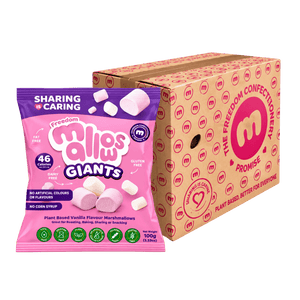 Freedom Vegantic Pink & White Marshmallows 100g -  Case of 10