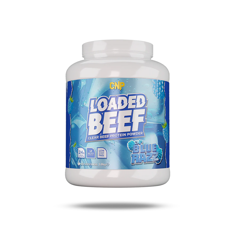 CNP Loaded Beef Blue Razz Clear Collagen Protein Powder 1.8kg
