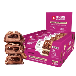 MaxiNutrition Hazelnut Nougat Creamy Core protein bar 45g - Case of 12