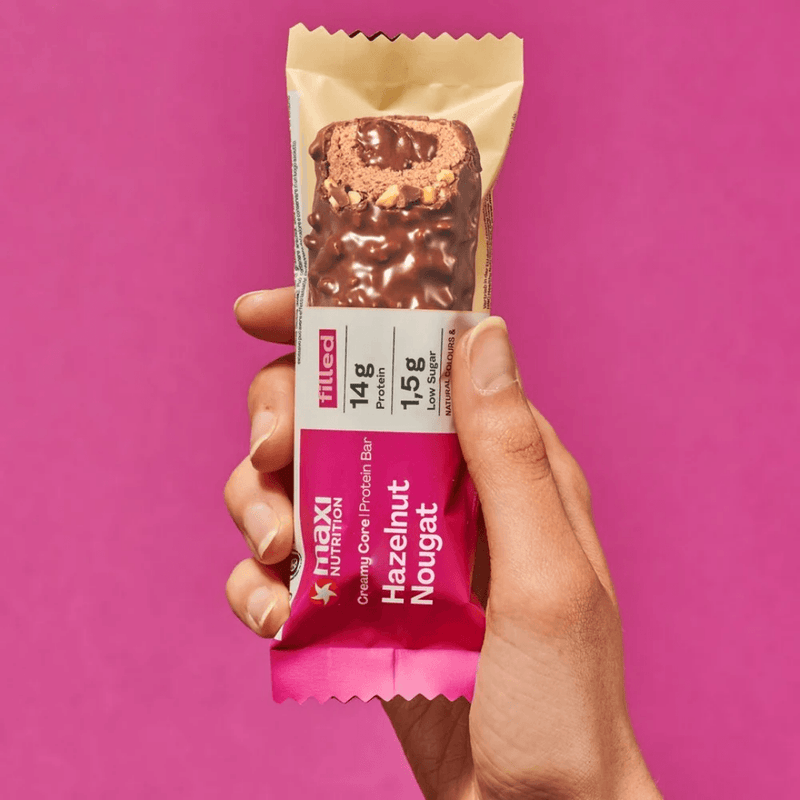 MaxiNutrition Hazelnut Nougat Creamy Core protein bar 45g - Case of 12