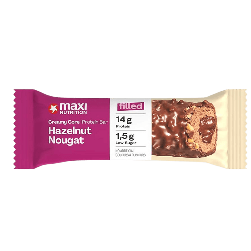 MaxiNutrition Hazelnut Nougat Creamy Core protein bar 45g - Case of 12