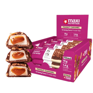 MaxiNutrition Peanut Caramel Creamy Core Protein Bar 45g - Case of 12