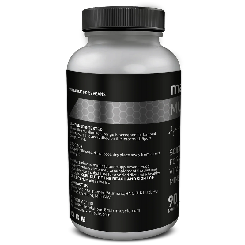 Maxinutrition Multivitamin and Mineral (90 tablets) [Best Before: 31/07/2025]