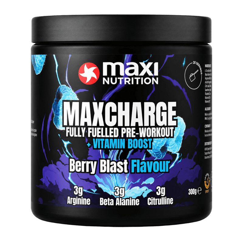 Maxinutrition MaxCharge Berry Blast Pre-Workout 300g