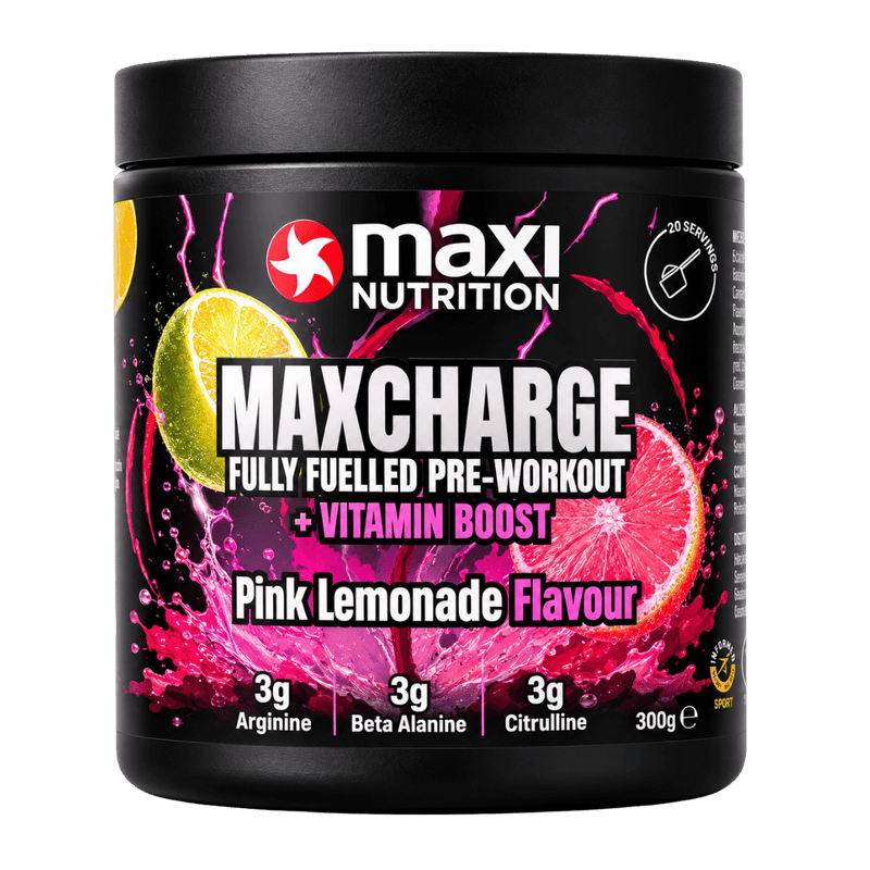 Maxinutrition MaxCharge Pink Lemonade Pre-Workout 300g
