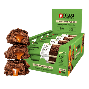 Maxinutrition Vegan Creamy Core Protein bar Chocolate Fudge 45g - Case of 12