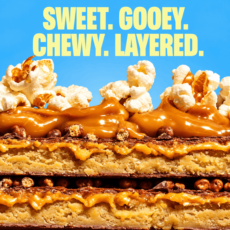 Misfits Caramel Popcorn Protein bars 50g - Case of 15
