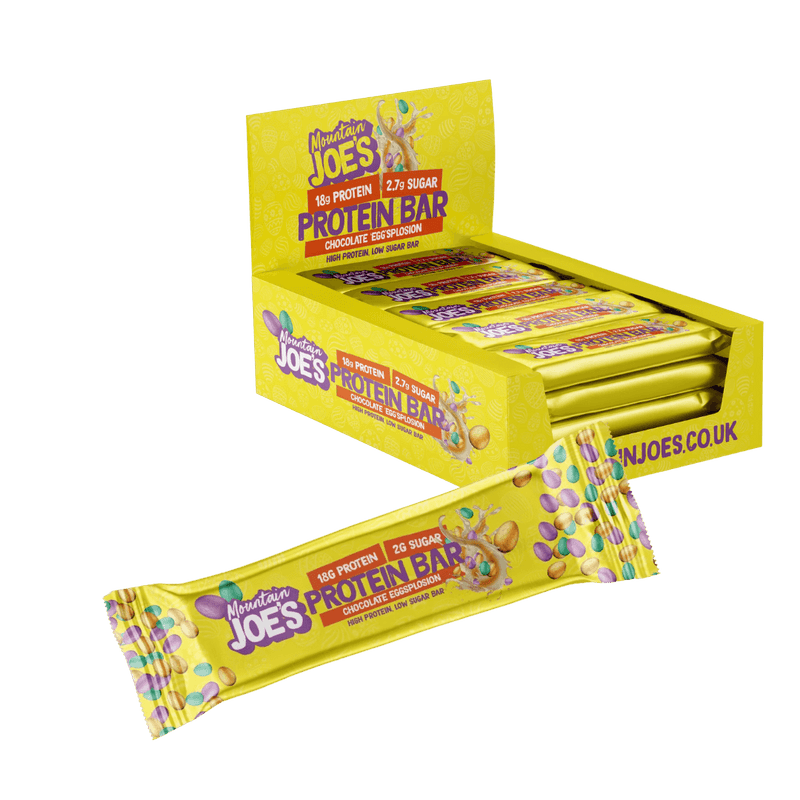 Mountain Joes Protein Bar Chocolate Eggsplosion 55g Case of 12
