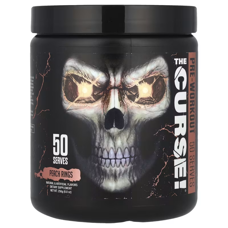 JNX Sports The Curse Peach Rings flavour Pre-Workout 250g