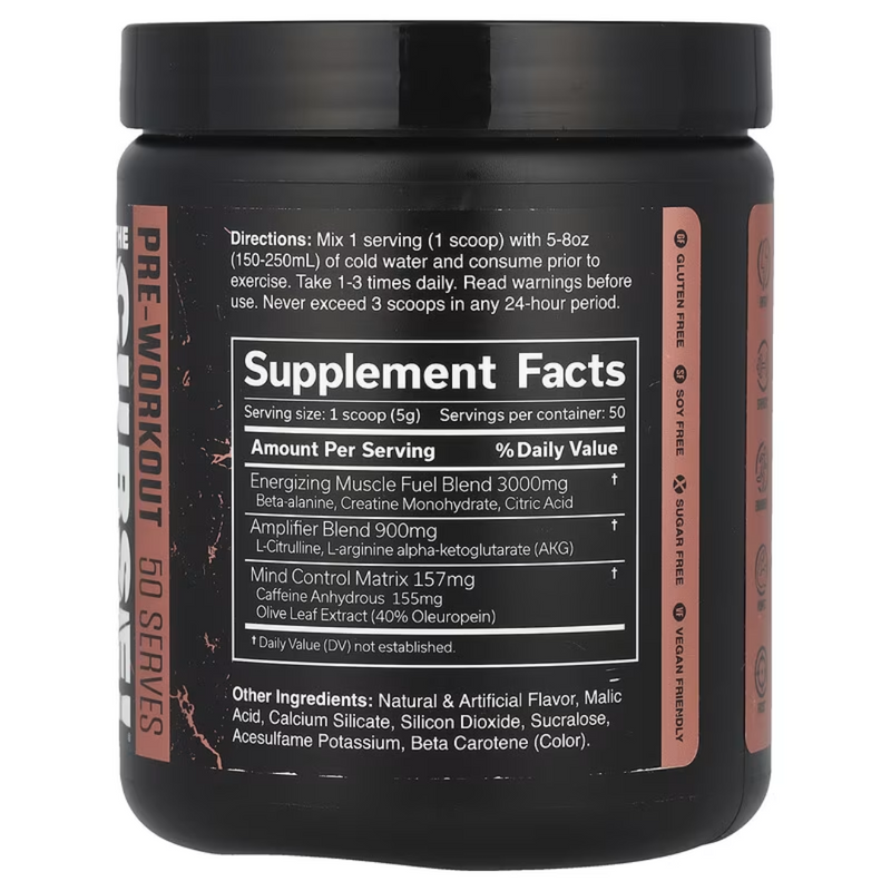 JNX Sports The Curse Peach Rings flavour Pre-Workout 250g