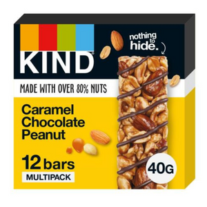 KIND Caramel Chocolate Peanut bar 40g - Case of 12 [Best Before: 09/07/2025]