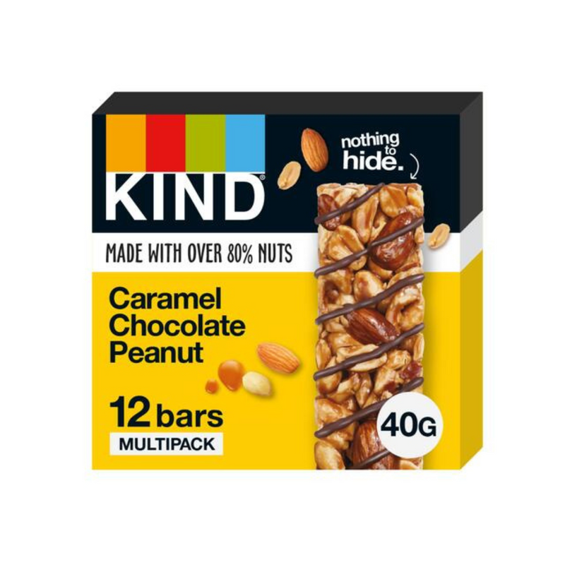 KIND Caramel Chocolate Peanut bar 40g - Case of 12