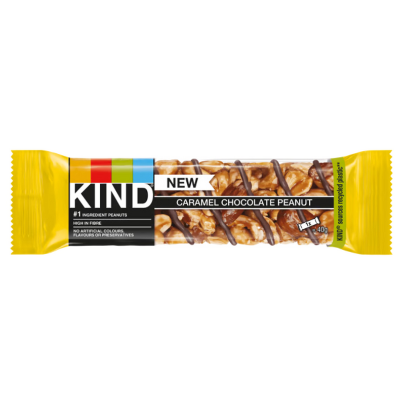 KIND Caramel Chocolate Peanut bar 40g - Case of 12