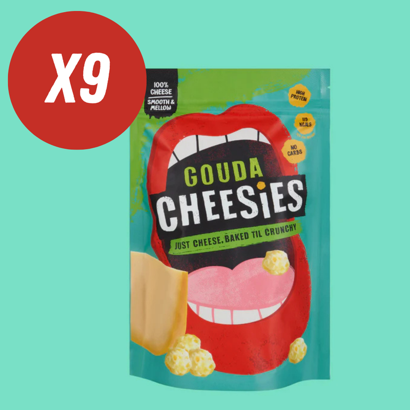 The Curators Gouda Cheesies 60g - Case of 9