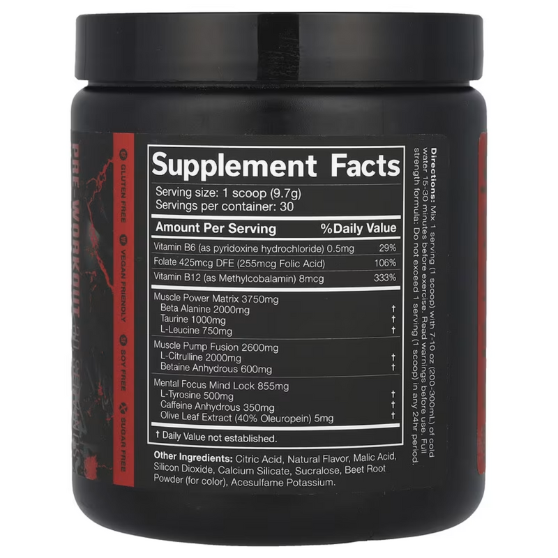 JNX Sports The Shadow Watermelon flavour Pre-Workout 270g