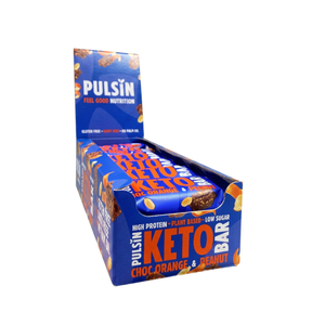 Pulsin Choc Orange & Peanut Keto Bar 50g - Case of 18