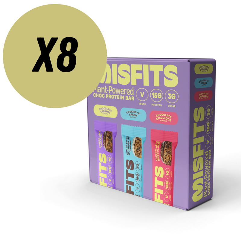 Misfits 3 bar Variety Pack - Case of 8 (Total of 24 bars)