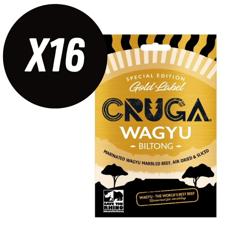 Cruga Wagyu Biltong 25g - Case of 16