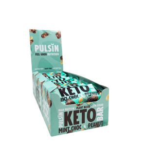 Pulsin Mint Choc & Peanut Keto Bar 50g - Case of 18