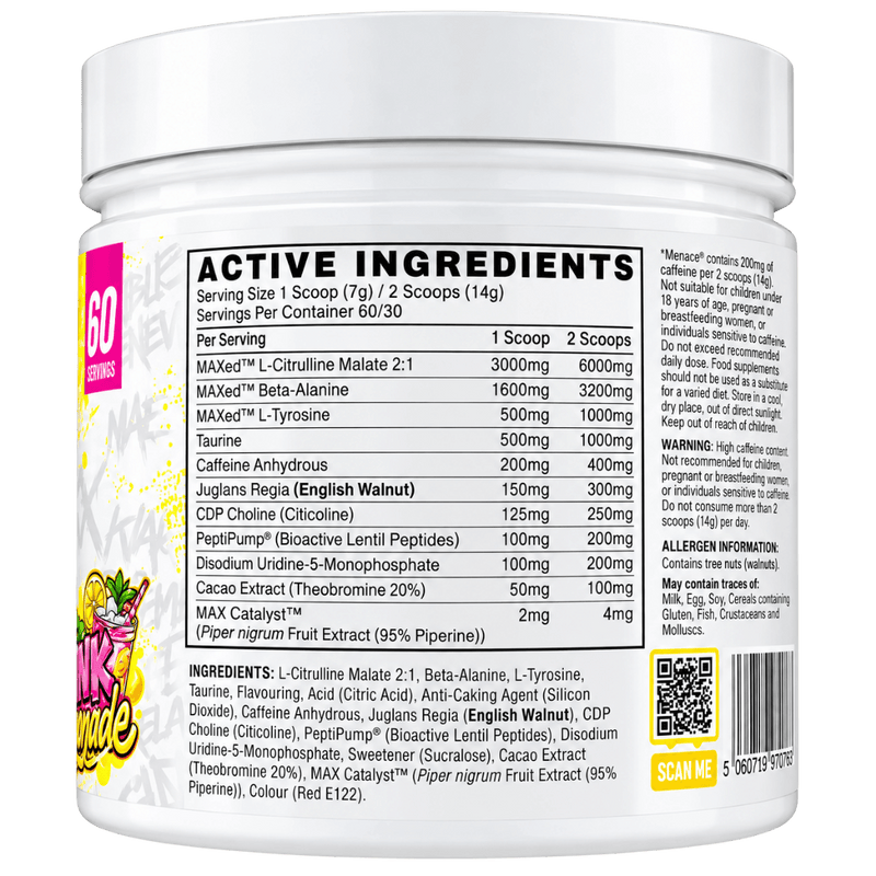 NAUGHTY BOY PRE-WORKOUT Pink Lemonade 420g