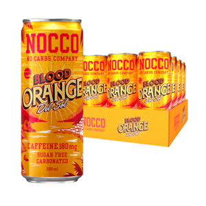 NOCCO Blood Orange Del Sol Sugar Free 330ml - Case of 12 [Best Before: 28/05/2026]