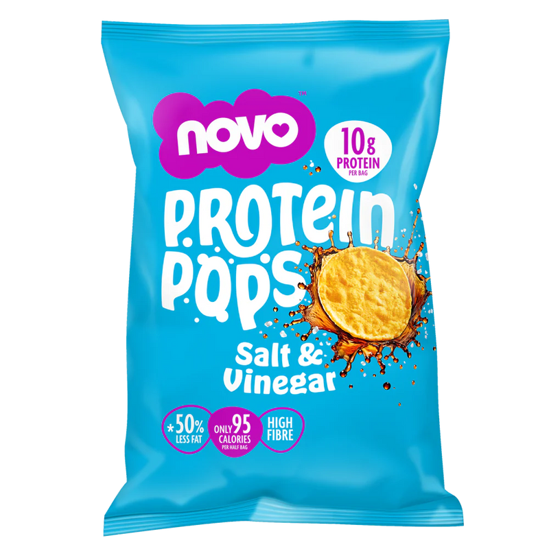 Novo Nutrition Salt & Vinegar Protein Pops 45g - Case of 6