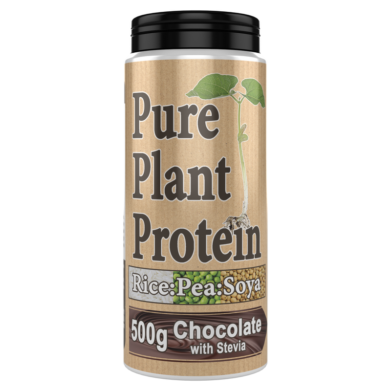 NutriVegan Pure Plant Protein Strawberry 500g [Best Before: 30/06/2025]