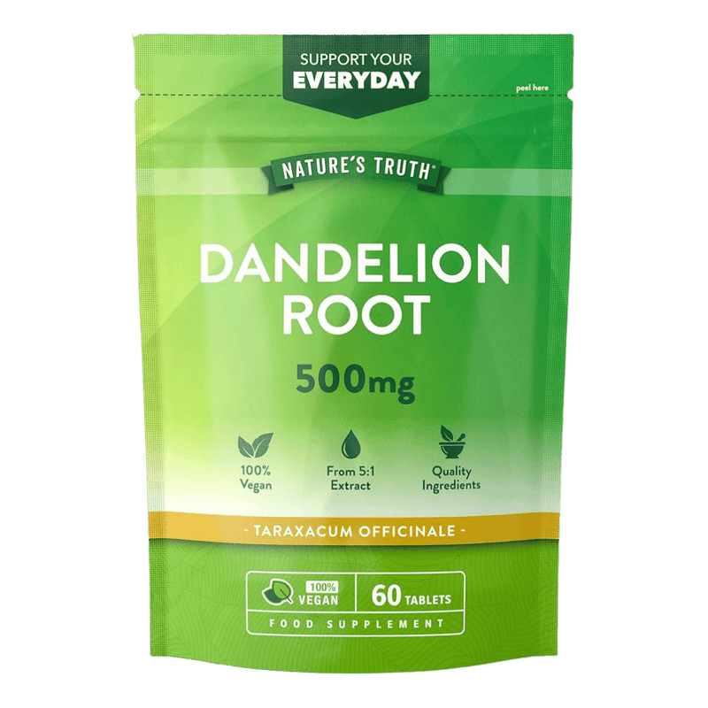 Nature's Truth Dandelion Root 500mg 60 Vegan Tablets