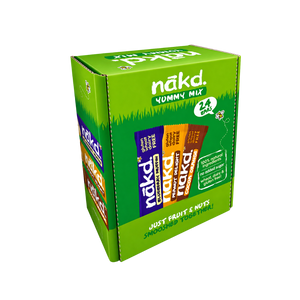 Nakd Yummy Mix Variety Pack 35g bars - Case of 24 [Best Before: 31/08/2026]