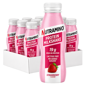 Nutramino Protein Milkshake Strawberry 250ml - Case of 12