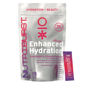 Nutriburst BEAUTY Electrolyte & Vitamin Hydration Powder (Mixed) - 15 Sachets