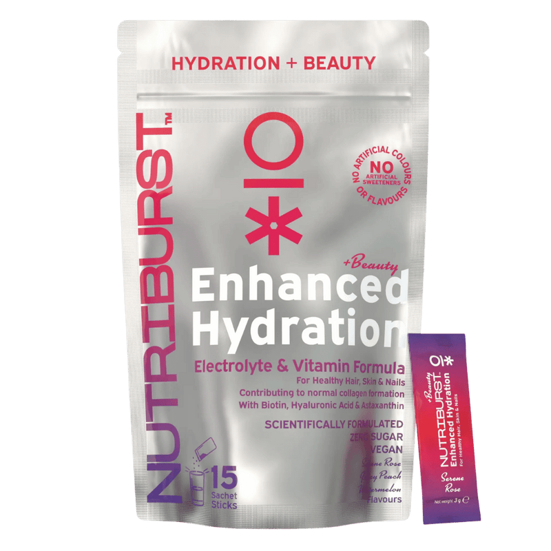 Nutriburst BEAUTY Electrolyte & Vitamin Hydration Powder (Mixed) - 15 Sachets