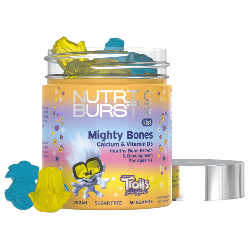 Nutriburst Trolls Mighty Bones Calcium & Vitamin D3 Kids - 60 Gummies